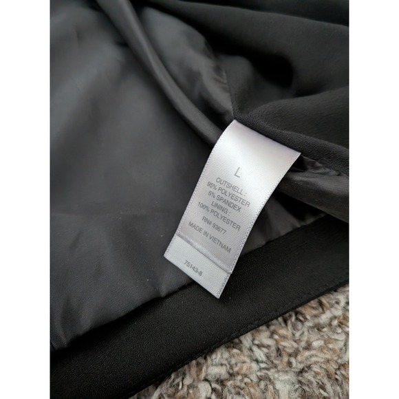 Bisou Bisou Jacket Blazer Size Large Black Womens Dressy Business NWT - Picture 12 of 12